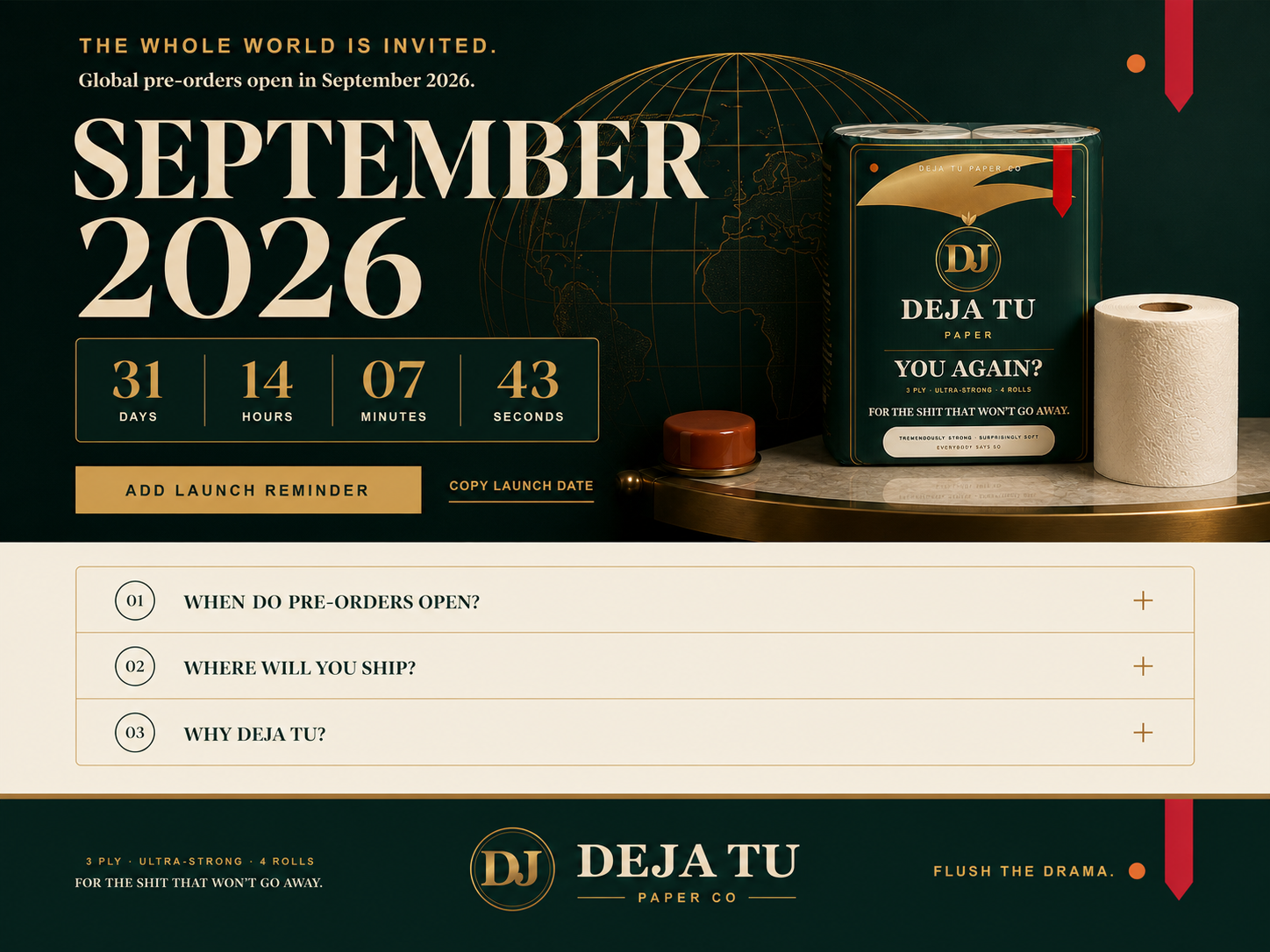 September 2026 launch